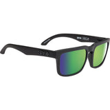 Spy Helm Sunglasses - Black Matte - Happy Bronze Polar with Green Spectra