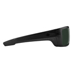Spy Rebar Sunglasses - Matte Black - Happy Gray Green Polar + ANSI