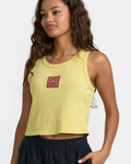 RVCA Womens Flow Tank - Thyme Green