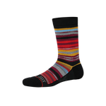 Saxx Mens Whole Package Crew Socks - Hot Stuff Stripe/Multi