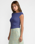 RVCA Womens Auguste Top - Midnight
