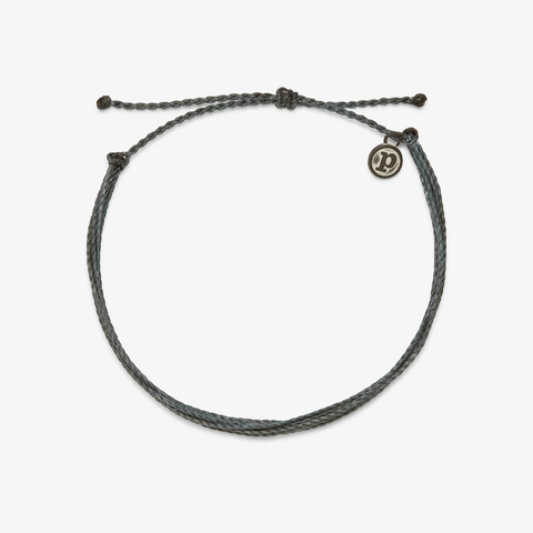 Pura Vida Original Anklet ~ Granite