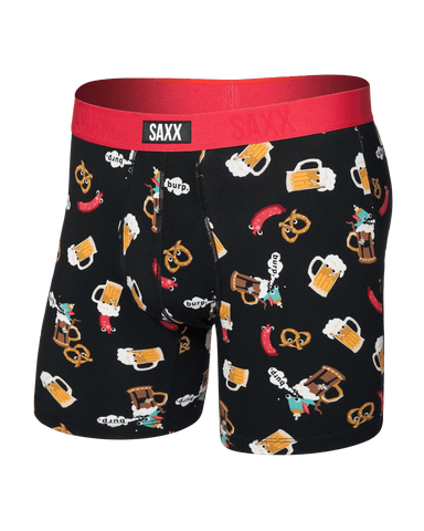 Saxx Vibe Xtra Soft Underwear - October Brats - Black