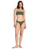RVCA Women's Daisies Cheeky Bikini Bottoms - Olive