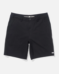 Salty Crew Mens Lowtide 20" Hybrid Short - Black