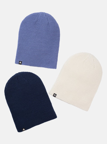 Burton Recycled DND Beanie (3 Pack) - Dress Blue / Stout White / Slate Blue