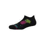 Saxx Mens Whole Package Low Show Socks - Pineapple Flip/Black