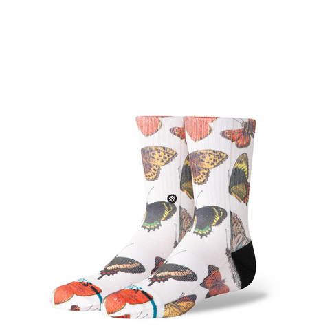 Stance Kids Flutterby Crew Socks - Canvas