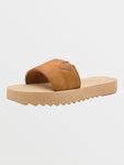 Volcom Womens Not So Simple Slides - Tan