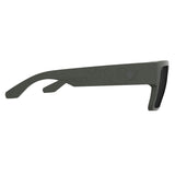 Spy Cyrus Sunglasses - Matte Olive - Happy Gray Green