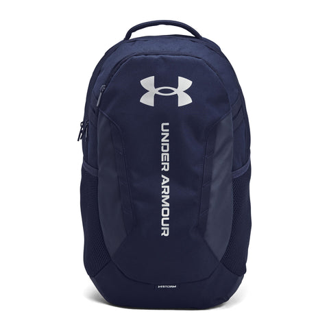 Under Armour UA Hustle 6.0 Backpack - Midnight Navy / Silver - 411