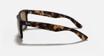 Ray-Ban Justin Sunglasses - Rubber Havana W/ Brown Grey Gradient Polar