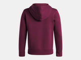 Under Armour Boys' Icon Fleece Team Hoodie - Marron / White - 609