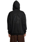 Volcom Mens Skidder Pullover Hoodie - Black