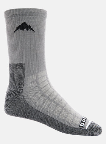 Burton Lightweight Crew Socks - Gray Heather