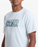 Volcom Men's Chaotic Short Sleeve Tee - Light Blue Acid