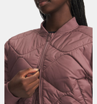 Under Armour Women's UA Heritage Bomber Jacket - Maroon Mist - 651