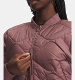 Under Armour Women's UA Heritage Bomber Jacket - Maroon Mist - 651