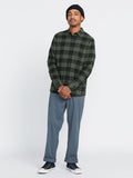 Volcom Mens Caden Plaid Flannel Shirt