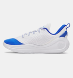 Under Armour Unisex Curry 12 Team Basketball Shoes - White / Team Royal - 103