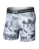 Saxx Volt Breathable Mesh Underwear - Gridiron Action - Grey Heather