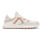 OluKai Womens Kawela Breathable Golf Shoes - Bright White / Soft Pink