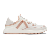 OluKai Womens Kawela Breathable Golf Shoes - Bright White / Soft Pink