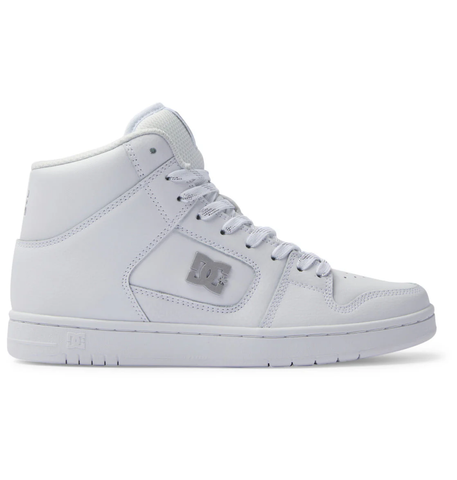 DC Womens Manteca 4 High-Top Shoes - White/Silver