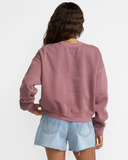 RVCA Womens Forever Fleece Sweatshirt - Acid Brown