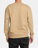 RVCA Mens Big RVCA Stitched Sweatshirt
