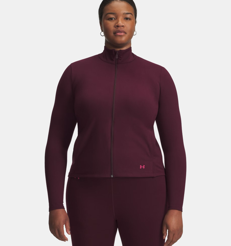 Under Armour Women's UA Motion Jacket - Dark Maroon / Fuchsia Dusk - 600