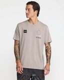 RVCA Mens VA Mark 2 Short Sleeve Tee - Brown Stone