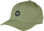 RVCA Mens Seasons FlexFit Hat - Olive