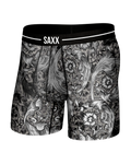 Saxx Volt Breathable Mesh Underwear - Fleur De League - Black
