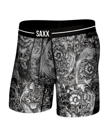 Saxx Volt Breathable Mesh Underwear - Fleur De League - Black
