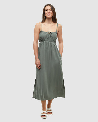 Tentree Women's Gabriola Dress - Agave Green
