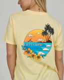 Salty Crew Women's Sunset Boyfriend Tee - Sunshine