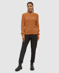 Tentree Women's Morrell Sweater - Burnt Caramel Nep