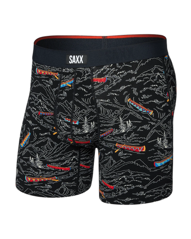 Saxx Vibe Xtra Underwear - Rivers Bend - Black
