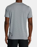 RVCA Mens Sports Vent Stripe Technical Shirt