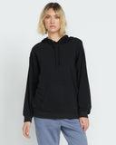 Volcom Womens Lived In Lounge Frenchie Hoodie - Black