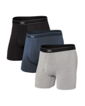 Saxx Daytripper (3 Pack) - Black/Navy/Grey