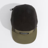 Coal The Bridger Fleece 5 Panel Cap - Olive/Black