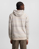 Tentree Mens Woodrow Brushed Cotton Hoodie - Sand Stone Multi Stripe