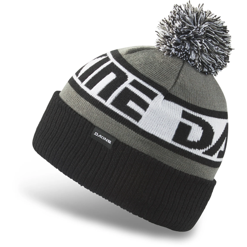 Dakine Jackson Pom Beanie - Black / DK Logo / Griffin