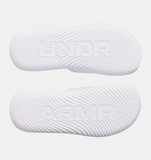 Under Armour Women's Ignite Pro 8 Slides - White / Halo Gray - 100