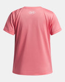 Under Armour Girls' UA Tech™ Short Sleeve - Bittersweet Pink / White - 600