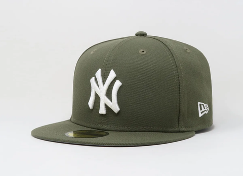 New Era New York Yankees Olive Basic 59FIFTY Fitted Hat