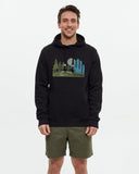 Tentree Mens Urban Skyline Hoodie - Meteorite Black Gulf Stream