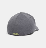 Under Armour Men's UA Blitzing Cap - Castlerock / Sonic Yellow - 025